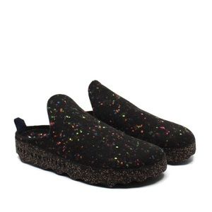 NWB Asportuguesas ‘Come’ Wool Black LED Speckled Clogs - Size: EU 36| US 5.5